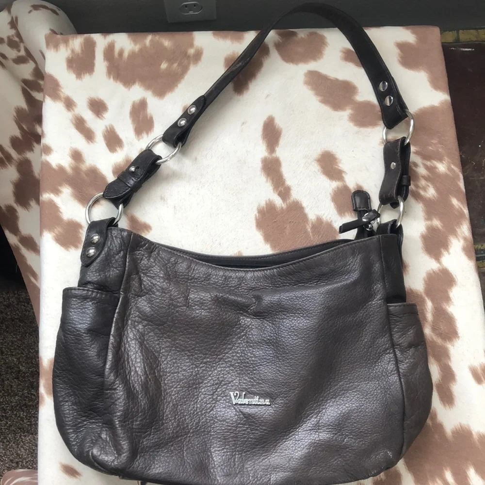 Brown‎ Valentina Leather Purse